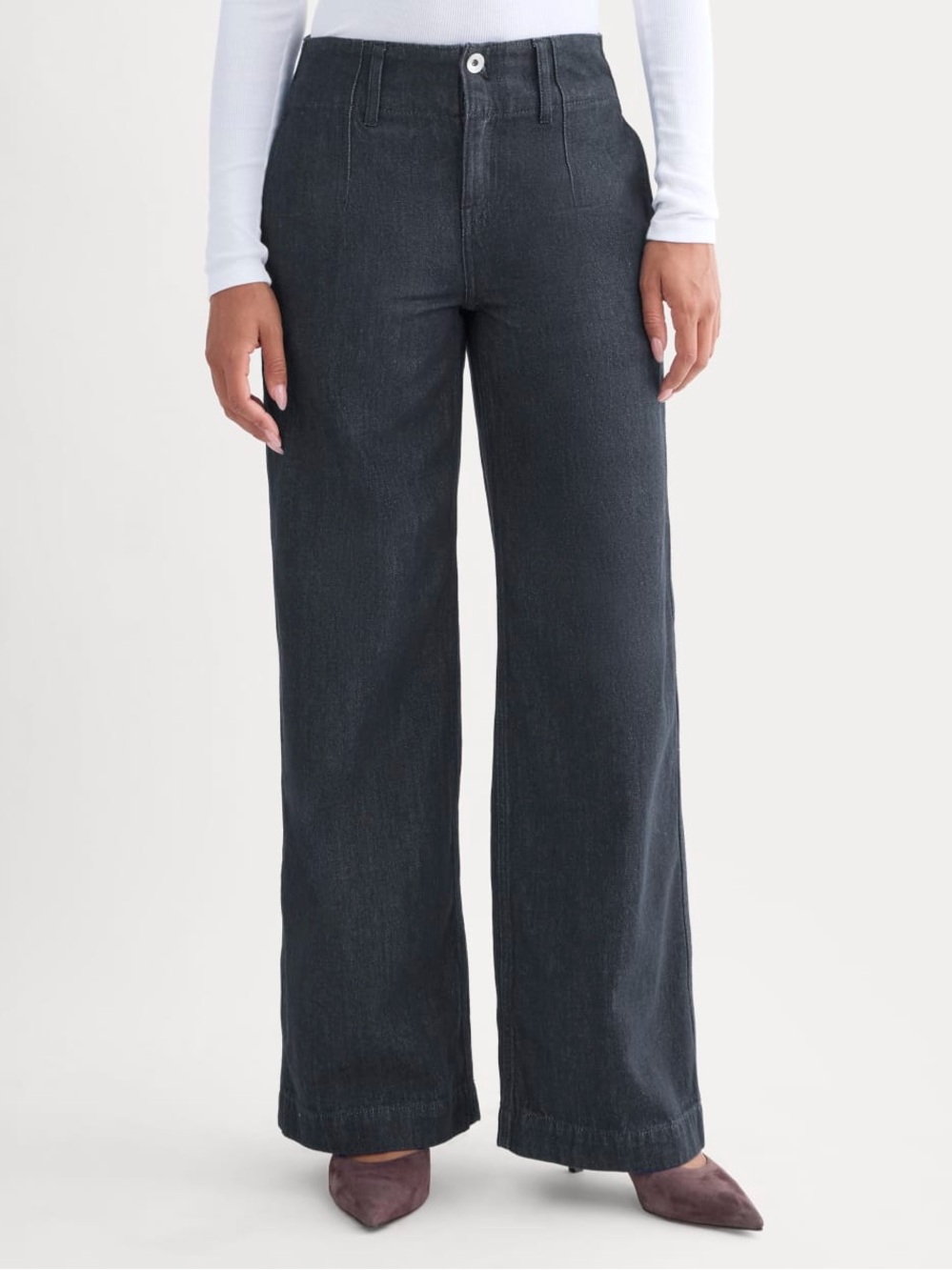 Everlane Mid Rise Trouser Jeans